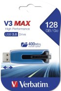 Verbatim Store 'n' Go V3 Max pamięć USB 128 GB USB Typu-A 3.2 Gen 1 (3.1 Gen 1) Czarny, Niebieski