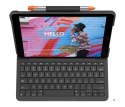 Logitech Slim Folio QWERTZ Niemiecki Bluetooth Grafitowy