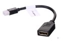 Adapter Lanberg AD-0003-BK (Mini DisplayPort M - DisplayPort F; 0,10m; kolor czarny)