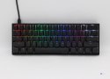 Ducky Mecha Mini klawiatura Dołączona myszka Gaming USB Angielski Czarny