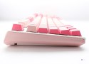 Ducky One 3 Gossamer Pink klawiatura Gaming USB US English Różowy, Biały