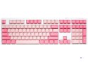 Ducky One 3 Gossamer Pink klawiatura Gaming USB US English Różowy, Biały