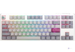 Ducky One 3 TKL Mist Grey klawiatura Gaming USB Niemiecki Szary