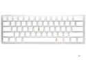 Ducky One 3 Aura White Mini Kailh Jel US klawiatura Gaming USB QWERTY Amerykański międzynarodowy Biały