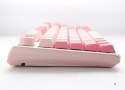 Ducky One 3 TKL Gossamer Pink klawiatura Gaming USB Niemiecki Różowy, Biały