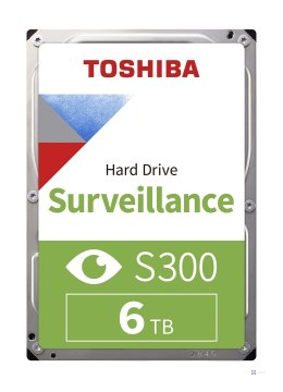 Toshiba S300 Surveillance dysk twardy 6 TB 7200 RPM 256 MB 3.5