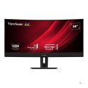 Viewsonic VG3456C monitor komputerowy 86,4 cm (34") 3440 x 1440 px UltraWide Quad HD LED Czarny