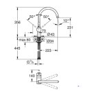 Bateria GROHE Minta 32917AL0 grafitowa