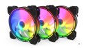 Zestaw wentylatorów KRUX Lunar ARGB KIT 3x120 MM