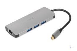 IBOX HUB USB IUH3RJ4K USB3.2 LAN HDMI 4K PD100W