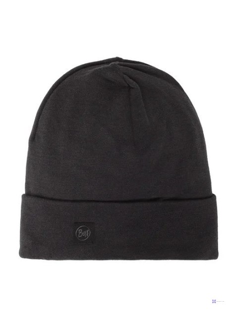 Czapka BUFF MERINO HEAVYWEIGHT BEANIE SOLID BLACK