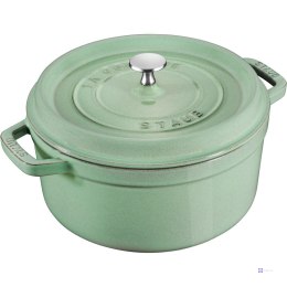 Garnek żeliwny okrągły Staub - 2.6 ltr, Miętowy