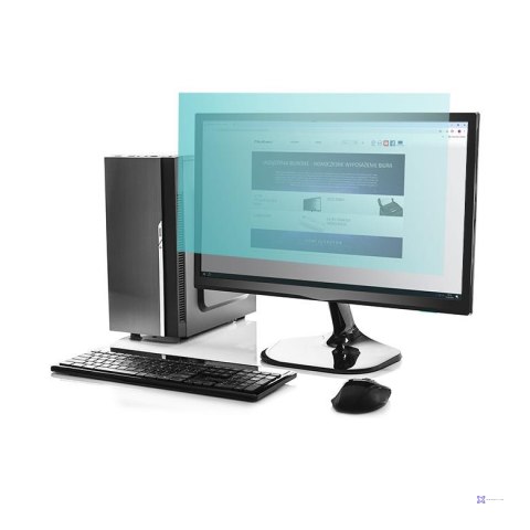 Filtr światła niebieskiego Qoltec 21.5" | 16:9 | Ochrona wzroku | Anti Glare | Matowy | na monitor