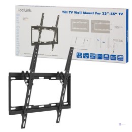 Uchwyt ścienny LogiLink do telewizora LCD/LED nachylenie -14°/0°, VESA 400x400, 32-55