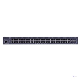 Switch TP-LINK TL-SG3452XP Zarządzalny L2+ JetStream, 48 portów gigabitowych PoE+, 4 sloty SFP+ 10GE