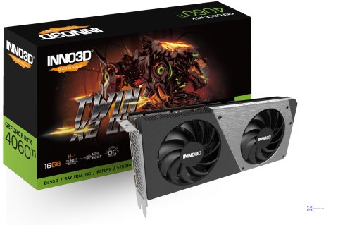 Karta graficzna INNO3D GeForce RTX 4060 Ti TWIN X2 OC 16GB GDDR6 DLSS 3