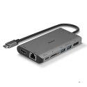 Lindy 43323 stacja dokująca Przewodowa USB 3.2 Gen 1 (3.1 Gen 1) Type-C Czarny, Szary