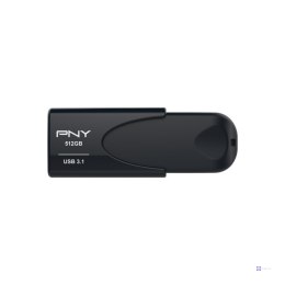 PNY Attache 4 pamięć USB 512 GB USB Typu-A 3.2 Gen 1 (3.1 Gen 1) Czarny