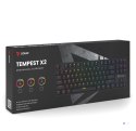 SAVIO KLAWIATURA MECHANICZNA RGB OUTEMU RED TEMPEST X2