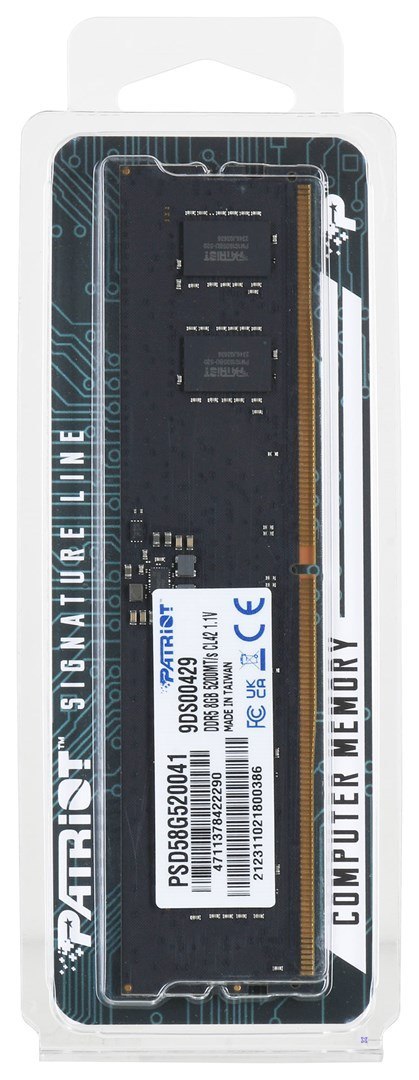 Patriot Signature DDR5 8GB 5200MHz 1 Rank x4 (PSD58G520041)