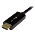 StarTech.com DP2HDMM1MB adapter kablowy 1 m DisplayPort HDMI Typu A (Standard) Czarny