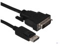 Kabel GEMBIRD CC-DPM-DVIM-1M (DisplayPort M - DVI-D M; 1m; kolor czarny)