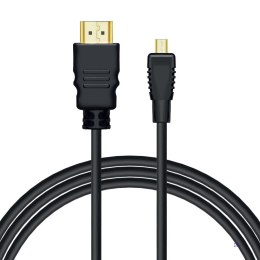 SAVIO KABEL HDMI (M) - MICRO HDMI (M), 2M, CZARNY, CL-40/M