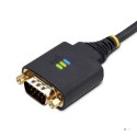 StarTech.com 1P10FFC-USB-SERIAL kabel równoległy Czarny 3 m USB Typu-A DB-9