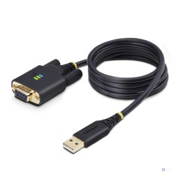 StarTech.com 1P3FFCNB-USB-SERIAL kabel równoległy Czarny 1 m USB Typu-A DB-9