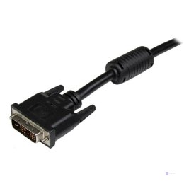 StarTech.com 5m DVI-D M/M kabel DVI Czarny