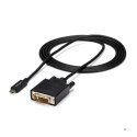 StarTech.com CDP2DVIMM2MB adapter kablowy 2 m USB Type-C DVI-D Czarny