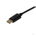 StarTech.com DP2VGAMM6B adapter kablowy 1,8 m DisplayPort VGA (D-Sub) Czarny