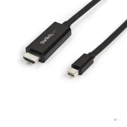 StarTech.com MDP2HDMM3MB adapter kablowy 3 m Mini DisplayPort HDMI Czarny