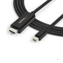 StarTech.com MDP2HDMM3MB adapter kablowy 3 m Mini DisplayPort HDMI Czarny