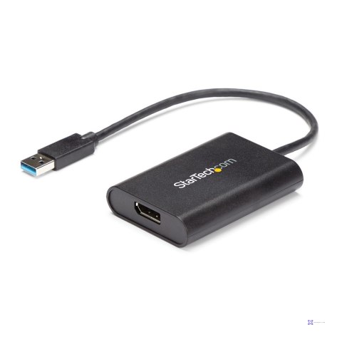 StarTech.com USB32DPES2 zewnętrzna karta graficzna usb 3840 x 2160 px Czarny