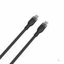 HYPER HJ4002BKGL kabel USB USB 2.0 2 m USB C Czarny