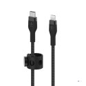 Kabel Belkin BoostCharge Pro Flex USB-C Cable with Lightning Connector 2m Silicone oplot Black