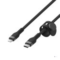 Kabel Belkin BoostCharge Pro Flex USB-C Cable with Lightning Connector 2m Silicone oplot Black