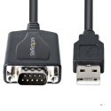 StarTech.com 1P3FPC-USB-SERIAL zmieniacz płci / kabli DB-9 USB Type-A (4 pin) USB 2.0 Czarny