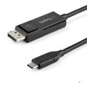 StarTech.com CDP2DP1MBD adapter kablowy 1 m DisplayPort USB Type-C Czarny