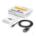 StarTech.com ICUSB232FTN kabel równoległy Czarny 1,7 m USB Typu-A DB-9