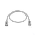 StarTech.com TBLT34MM50CW kabel Thunderbolt 0,5 m 40 Gbit/s Biały