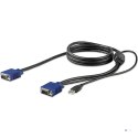 StarTech.com RKCONSUV6 kabel KVM Czarny 1,8 m