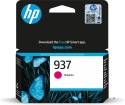 HP Oryginalny wkład z purpurowym atramentem 937