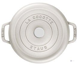 Garnek żeliwny okrągły STAUB 40501-409-0 - biała trufla 1.7 ltr