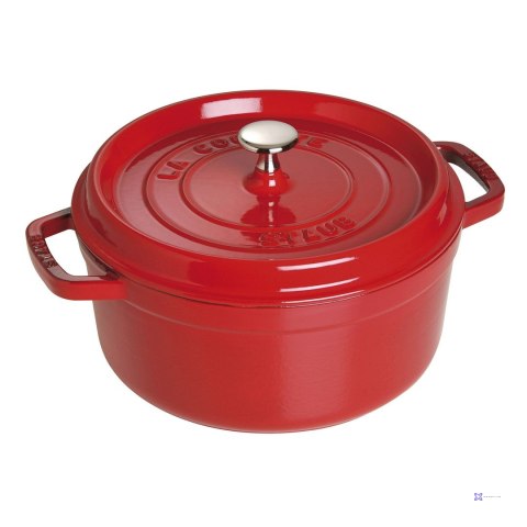 Garnek żeliwny okrągły Staub - 3.8 ltr, Czerwony