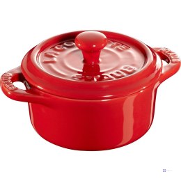 Staub Mini Cocotte Okrągły - 200 ml, Czerwony