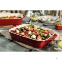 Zestaw 3 prostokątnych półmisków ceramicznych STAUB 40508-171-0 - czerwony