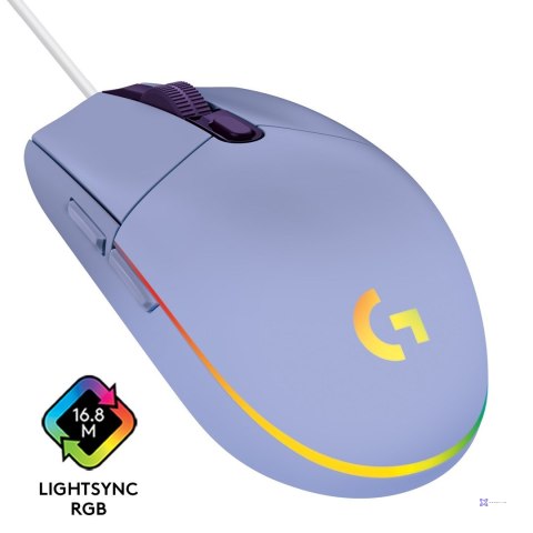 G203 LIGHTSYNC GAMING MOUSE/LILAC EMEA