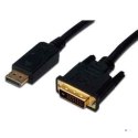 Kabel Assmann AK-340301-020-S (DisplayPort M - DVI-D M; 2m; kolor czarny)